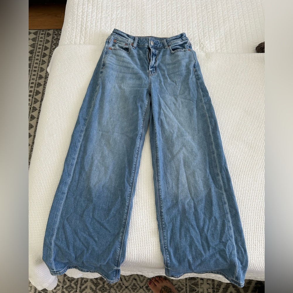 AE high wise baggy wide leg
